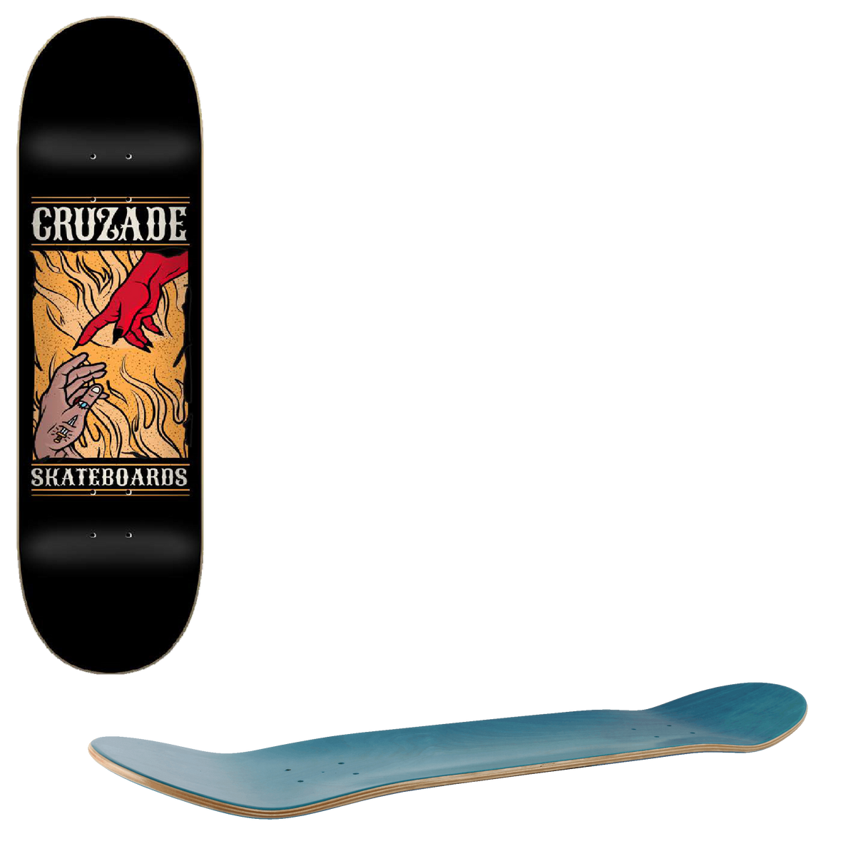 Cruzade Origin Skateboard Deck - 8.25"