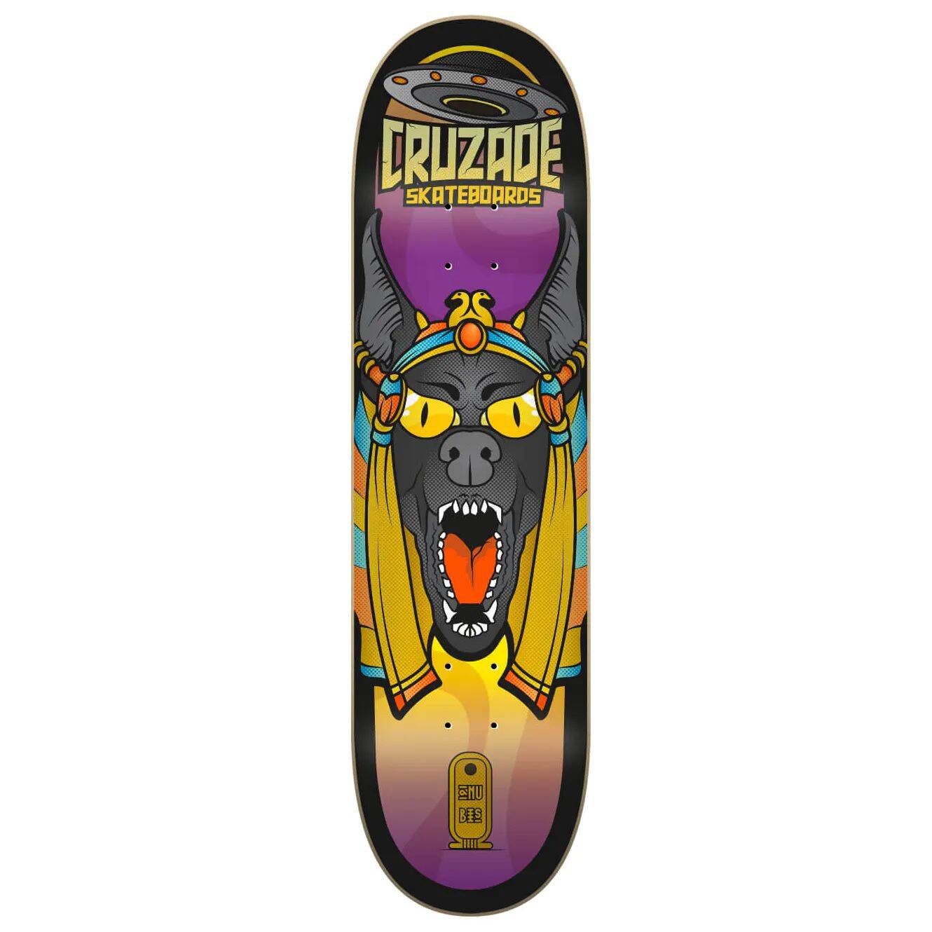 Cruzade Conspiracy Anubis Skateboard Deck - 8.375''