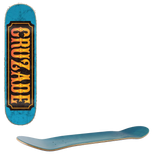 Cruzade Stamp Skateboard Deck - 8.25''