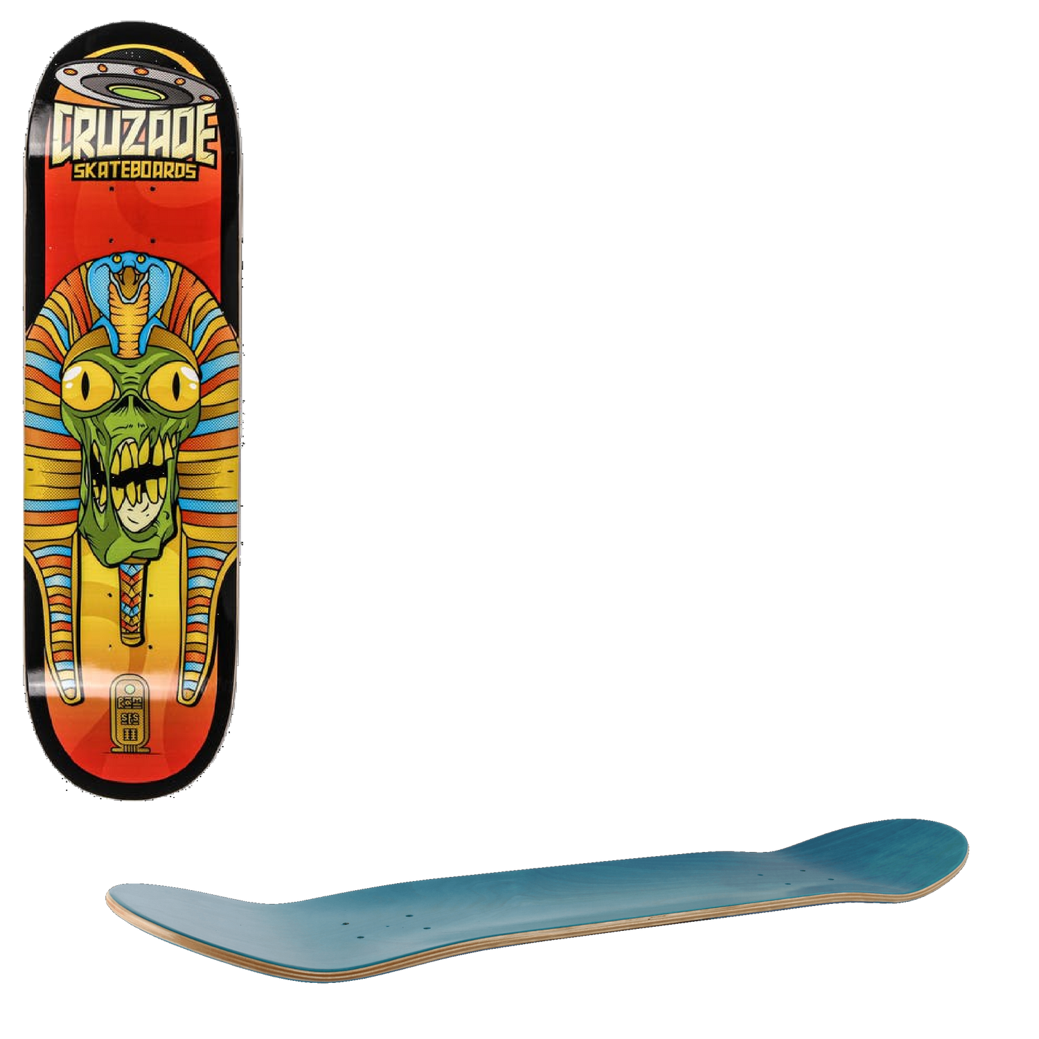 Cruzade Conspiracy Ramses II Skateboard Deck - 8.625''