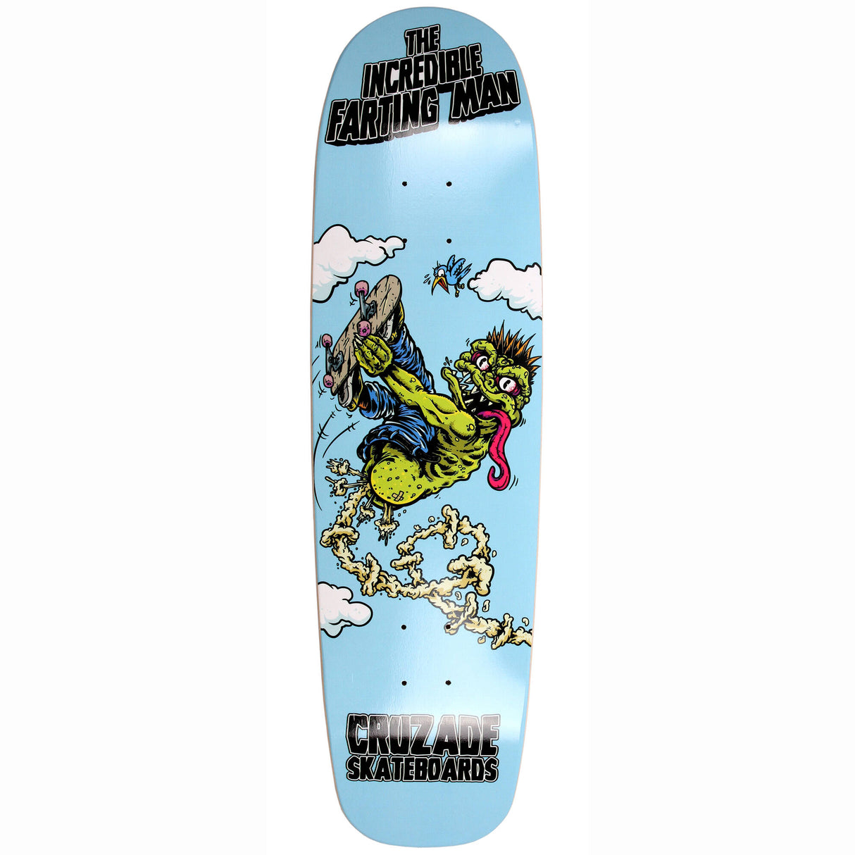 Cruzade The Incredible Farting Man Skateboard Deck - 8.625''