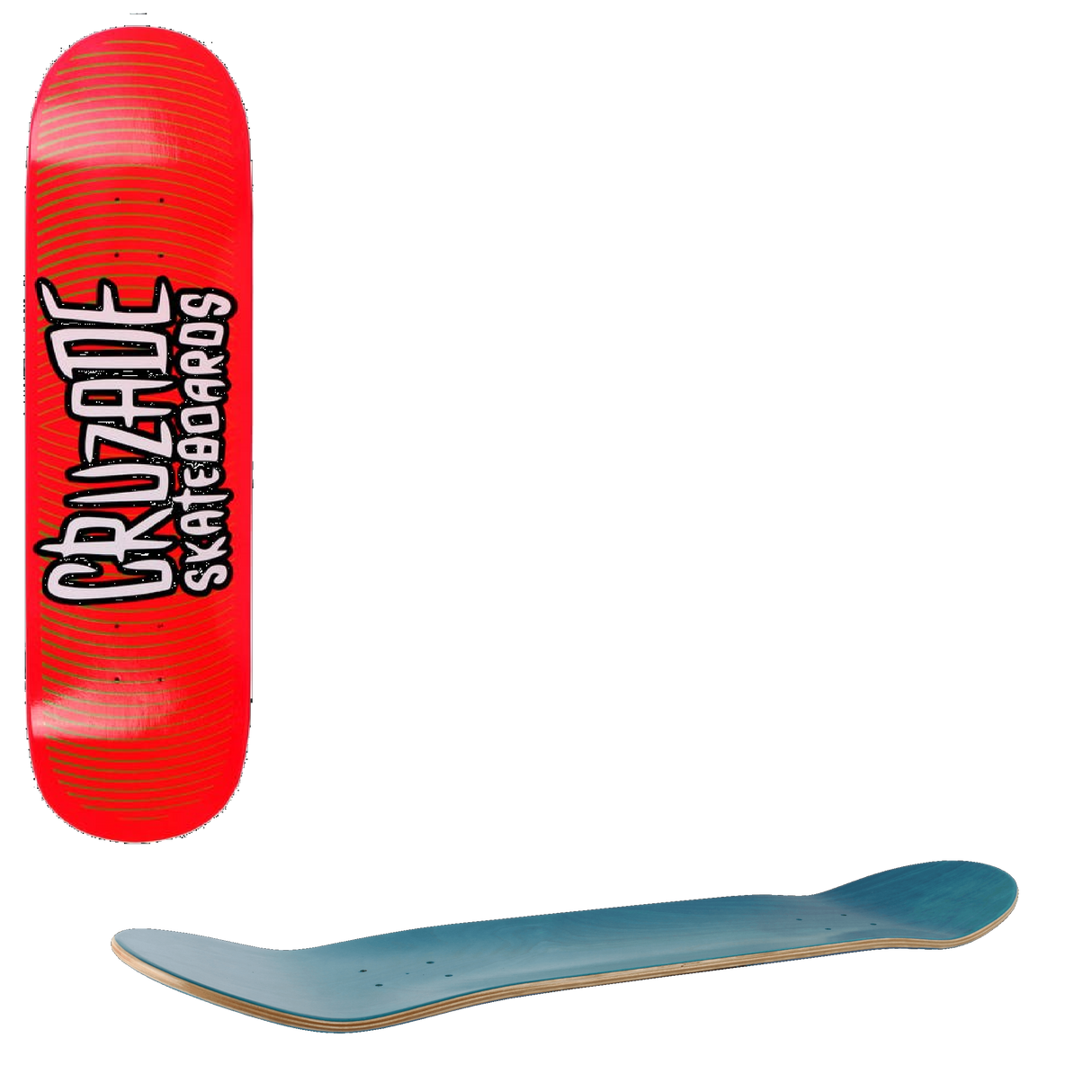 Cruzade Patch Skateboard Deck - 8.5''