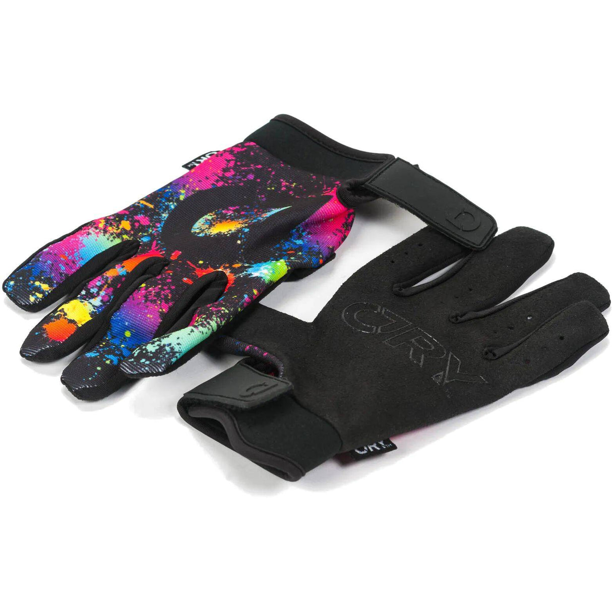 CRY Brand BMX Protective Gloves - Splatter