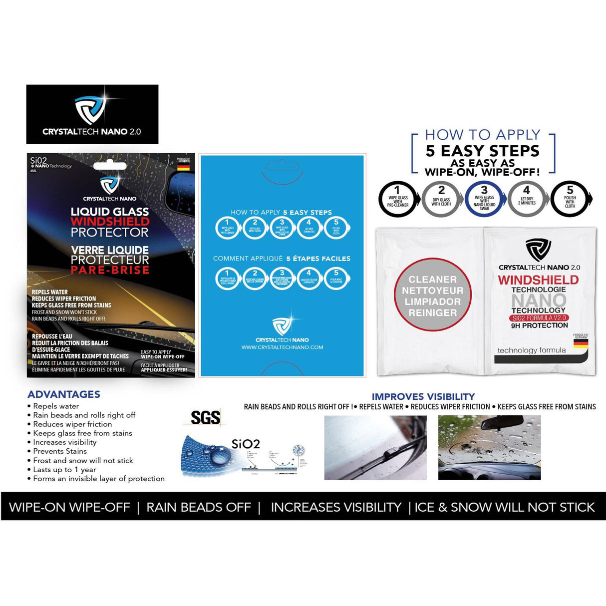 CrystalTech Nano Windshield Protection