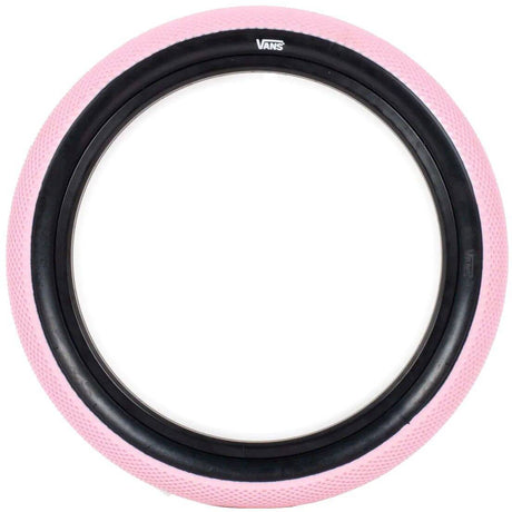 Cult Vans 18'' BMX Tyre - Rose Pink/Black Sidewall