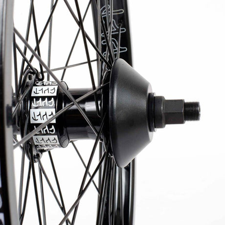 Cult LHD Crew Freecoaster Match V2 9T BMX Wheel - Black (With NDS Guard)