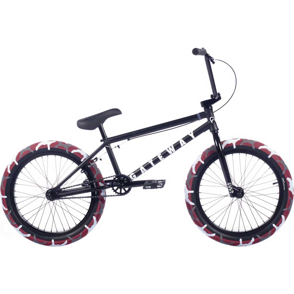 Cult 2022 Gateway A Complete BMX - Black/Red Camo