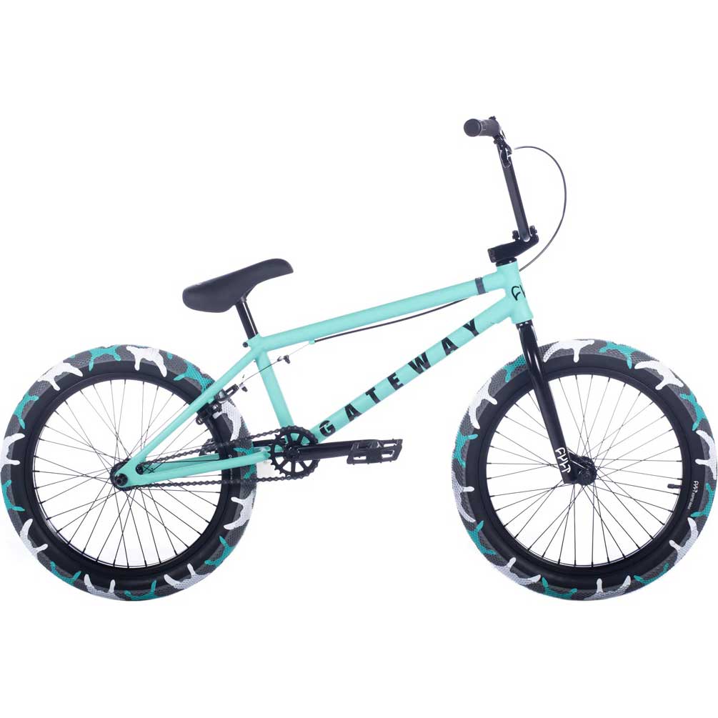 Cult 2022 Gateway B Complete BMX - Teal/Camo
