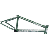 Cult Begin Heavens Gate IC Brakeless BMX Frame - Olive Green