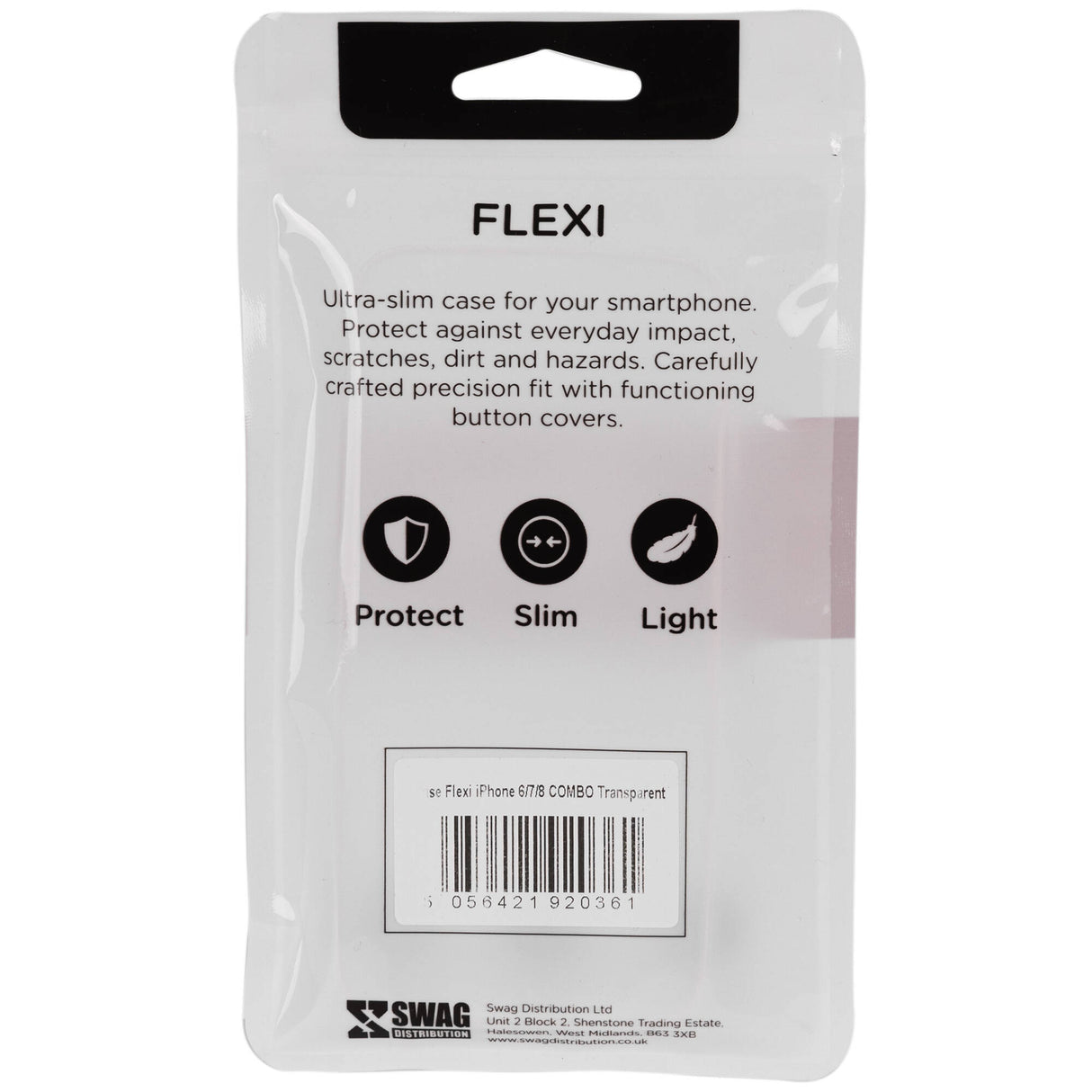 C@se Flexi iPhone 6/7/8 Case - Transparent