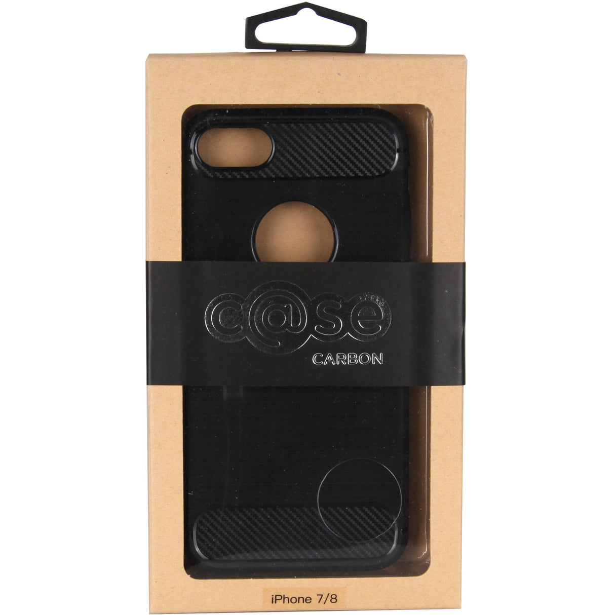 Case Brushed Carbon iPhone X - Black