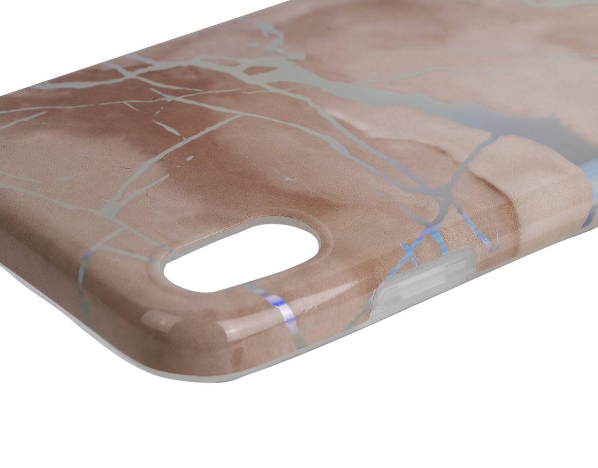 C@SE Flexi Plus iPhone X Case - Pink Marble