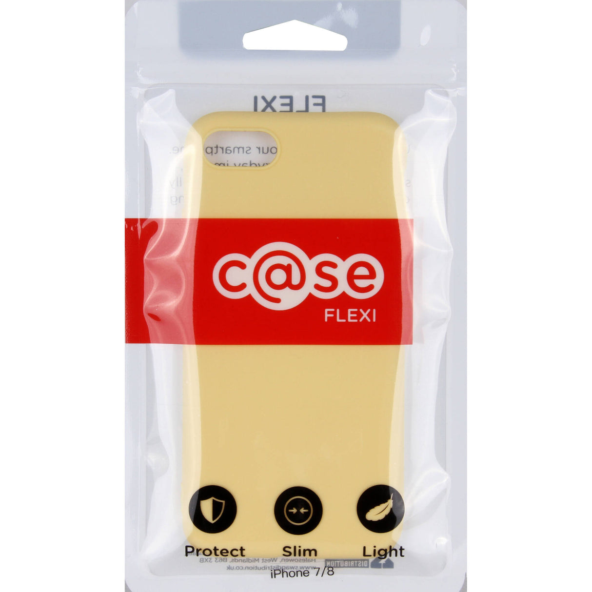 Case Flexi iPhone X - Yellow