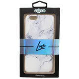 C@se Lux iPhone 6 Case - White Shadow Marble