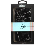 C@se Lux iPhone X Case - Black/White Marble