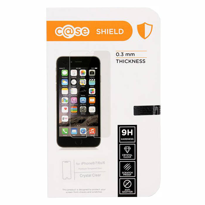 Case Shield Tempered Glass iPhone 6-8