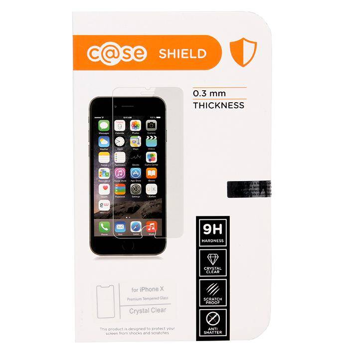 Case Shield Tempered Glass iPhone X