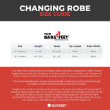 Two Bare Feet Kids Weatherproof Changing Robe with Changing Mat - Black/Red