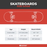 The Heart Supply Bam Reveal Complete Skateboard - White 8''