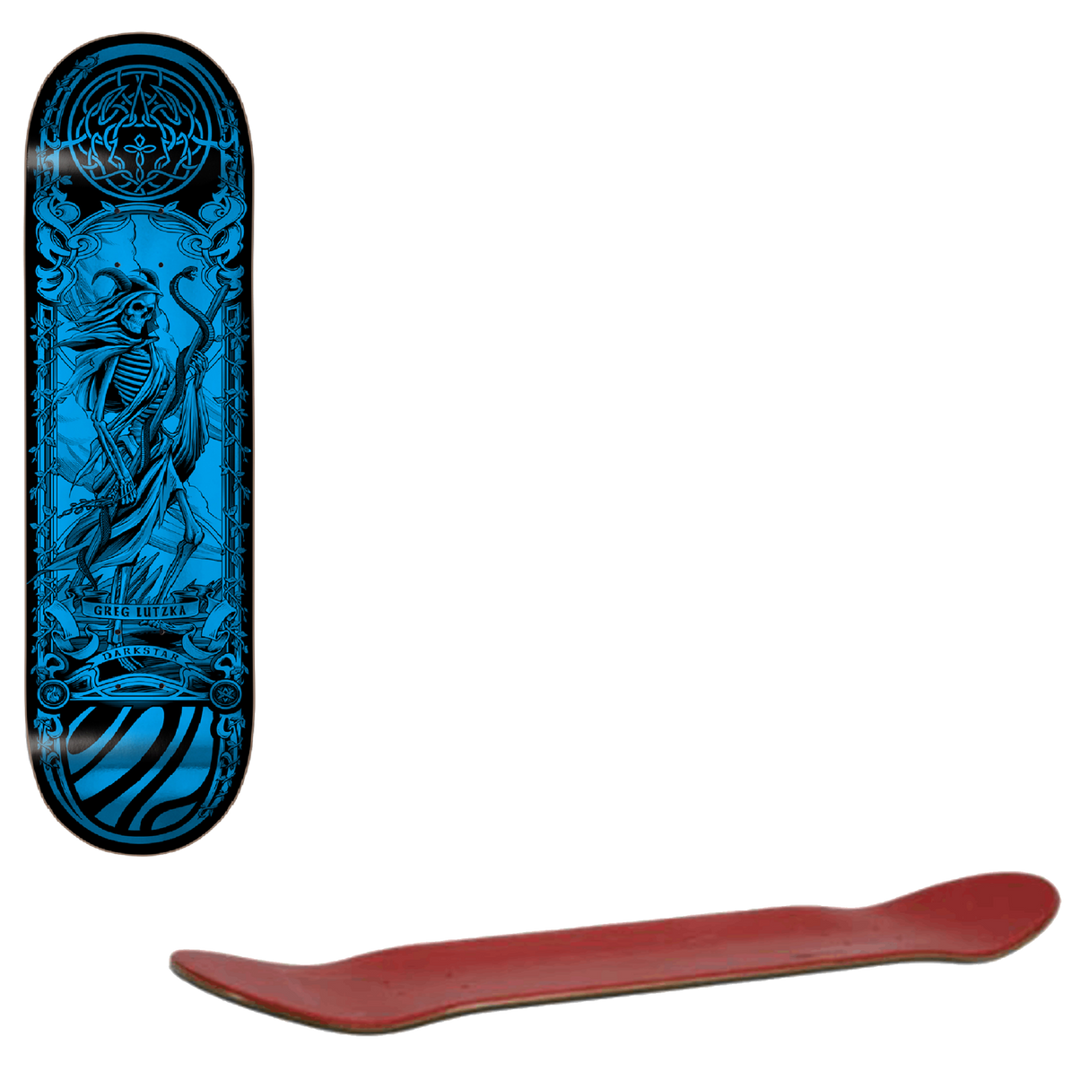 Darkstar Celtic Foil R7 Skateboard Deck - Lutzka 8.125"