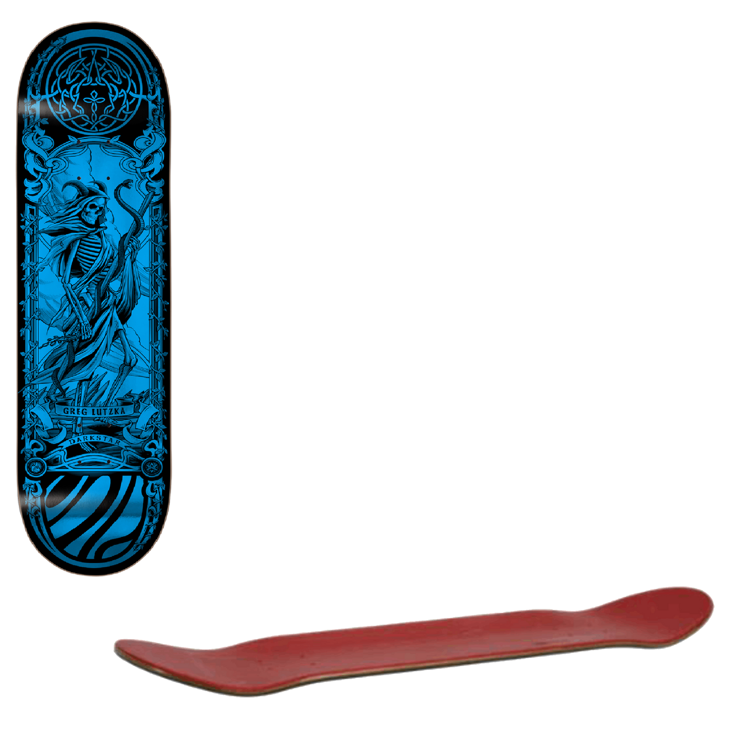 Darkstar Celtic Foil R7 Skateboard Deck - Lutzka 8.125"