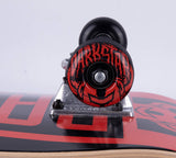 Darkstar Divide Complete Skateboard - Black/Red 8.25"