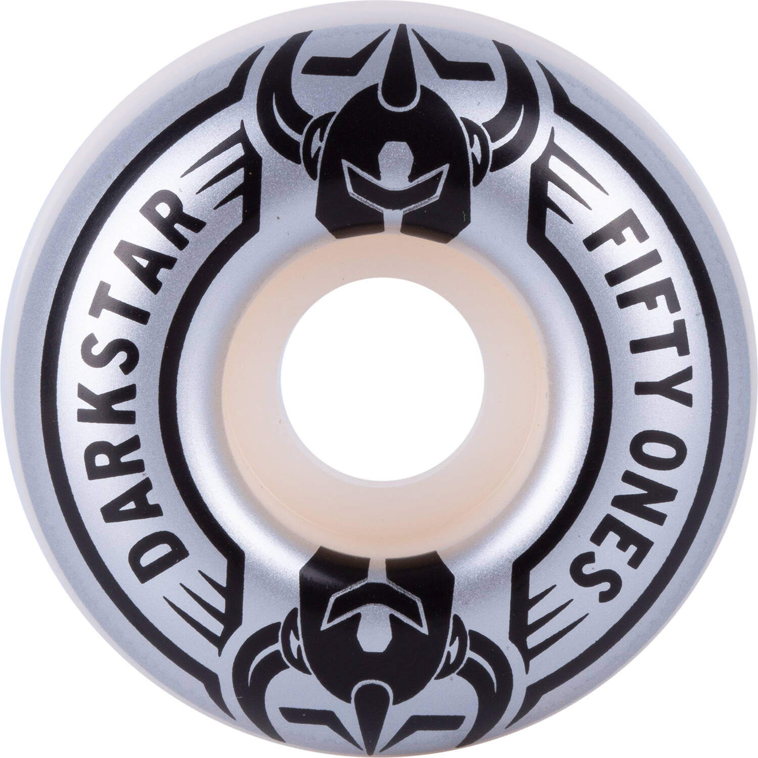 Darkstar Quarter Skateboard Wheels - Silver 51mm