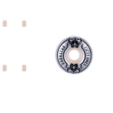 Darkstar Quarter Skateboard Wheels - Silver 51mm