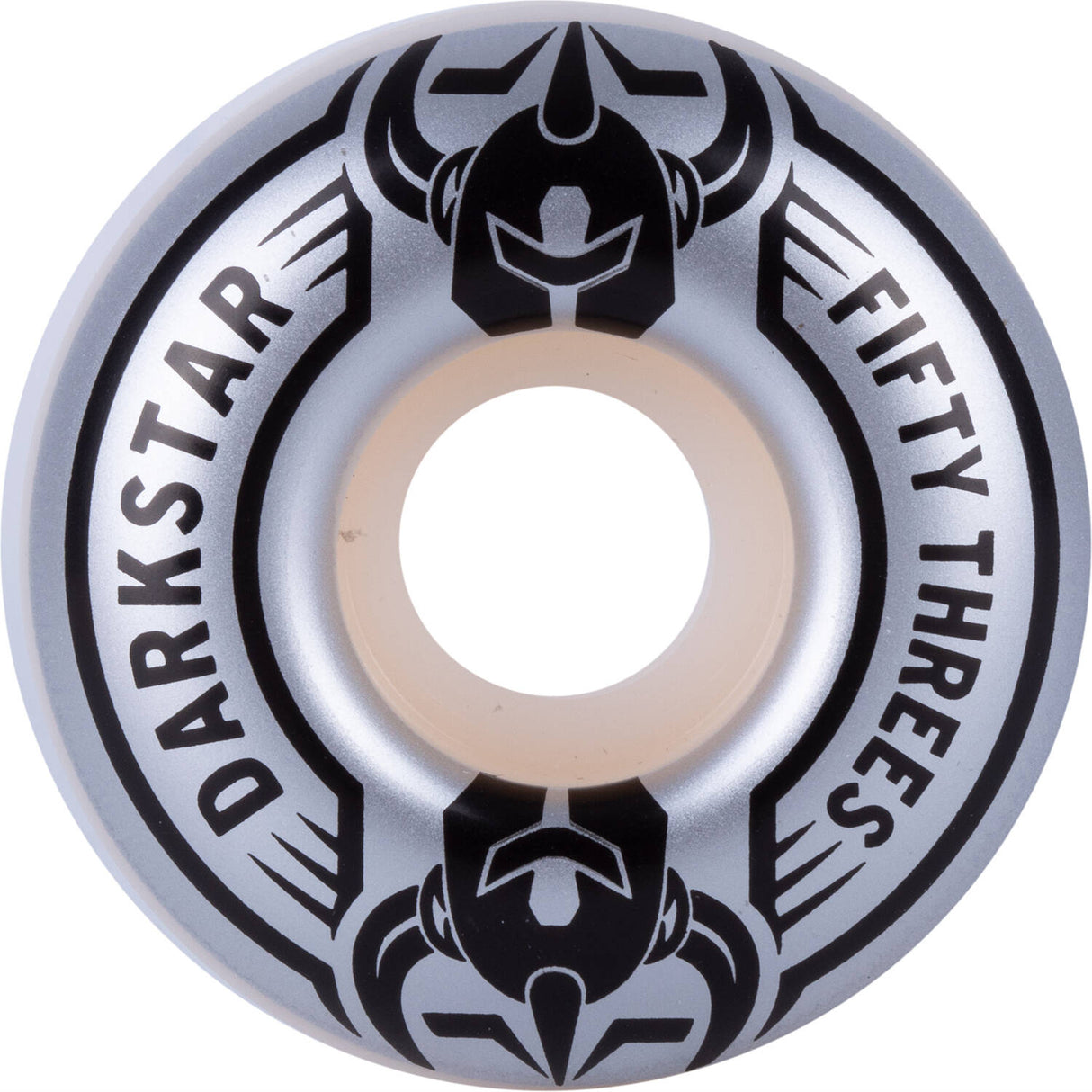 Darkstar Quarter Skateboard Wheels - Silver 53mm