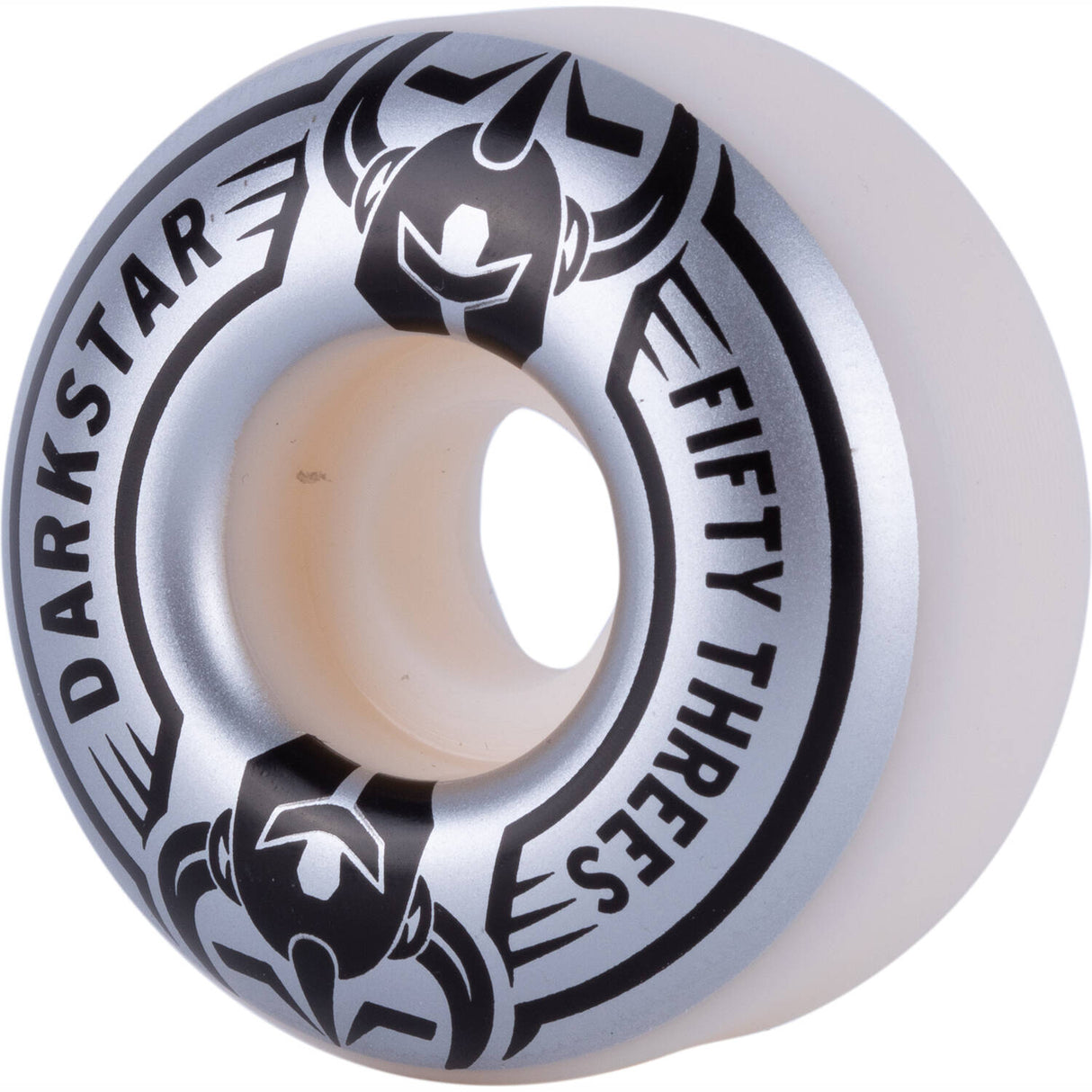Darkstar Quarter Skateboard Wheels - Silver 53mm