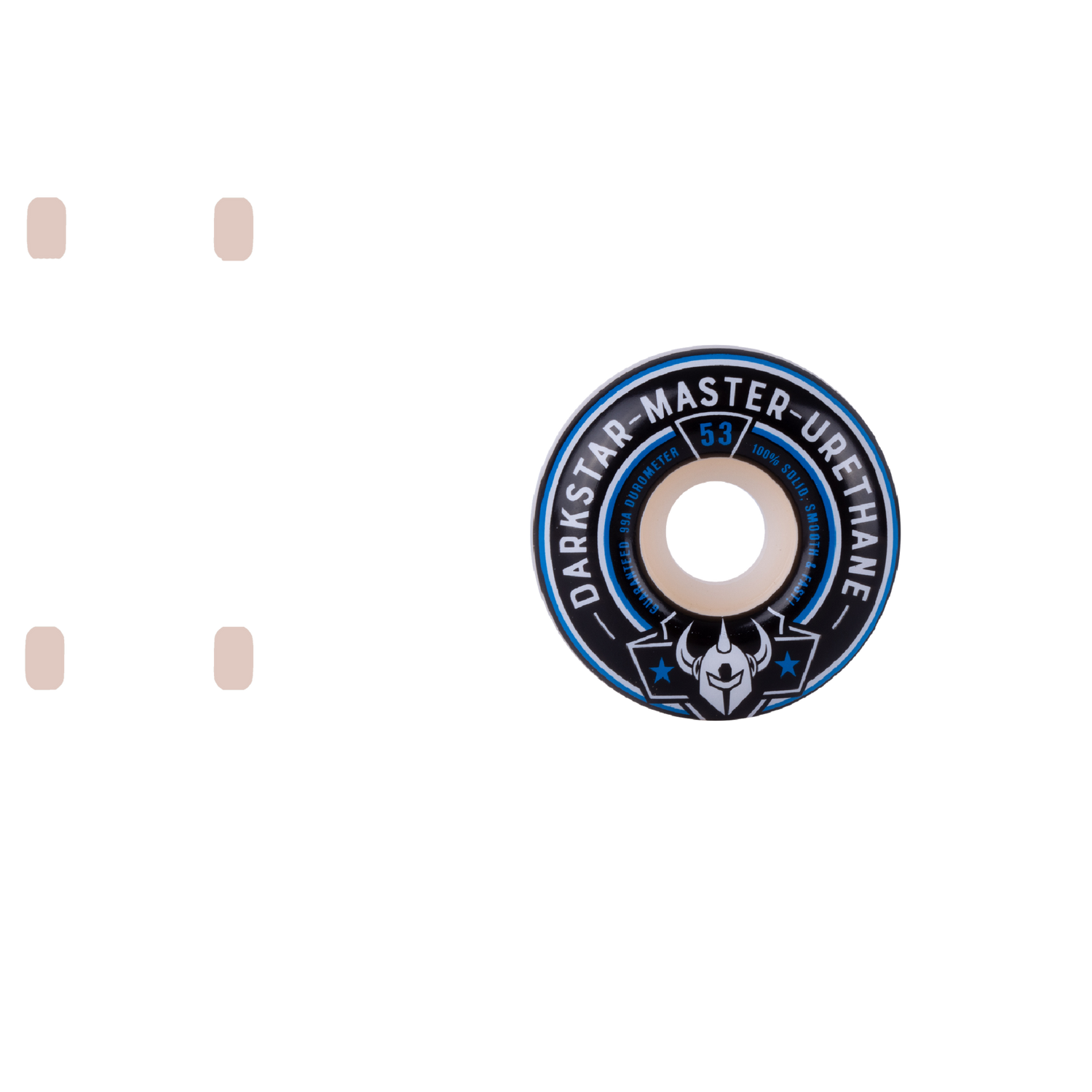 Darkstar Responder Skateboard Wheels - Blue 53mm