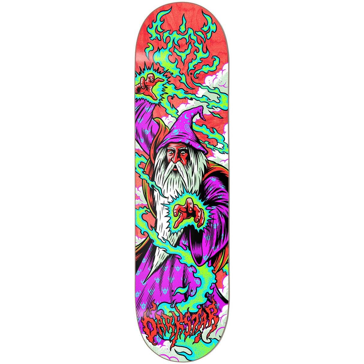Darkstar Whip Skateboard Deck - Red 8"