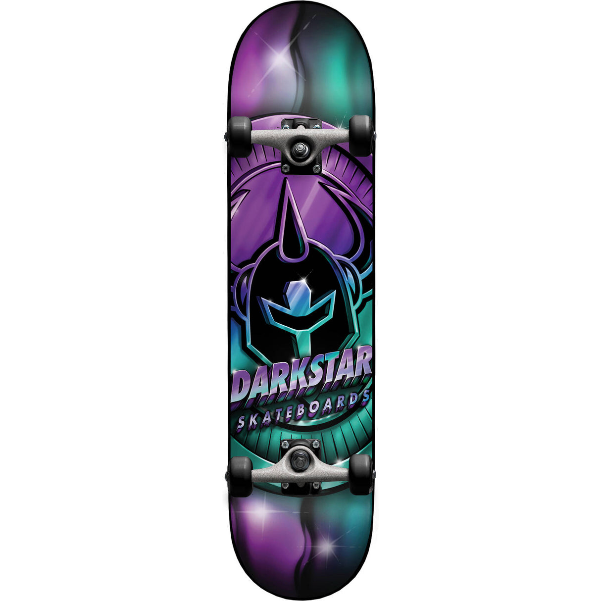 Darkstar Anodize Complete Skateboard - Aqua/Purple 8"