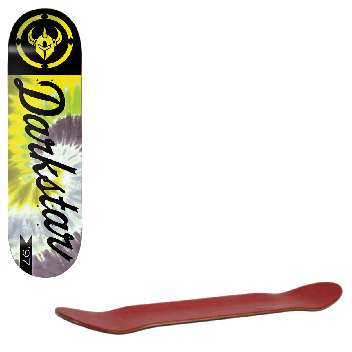 Darkstar Contra Skateboard Deck - Yellow 8"