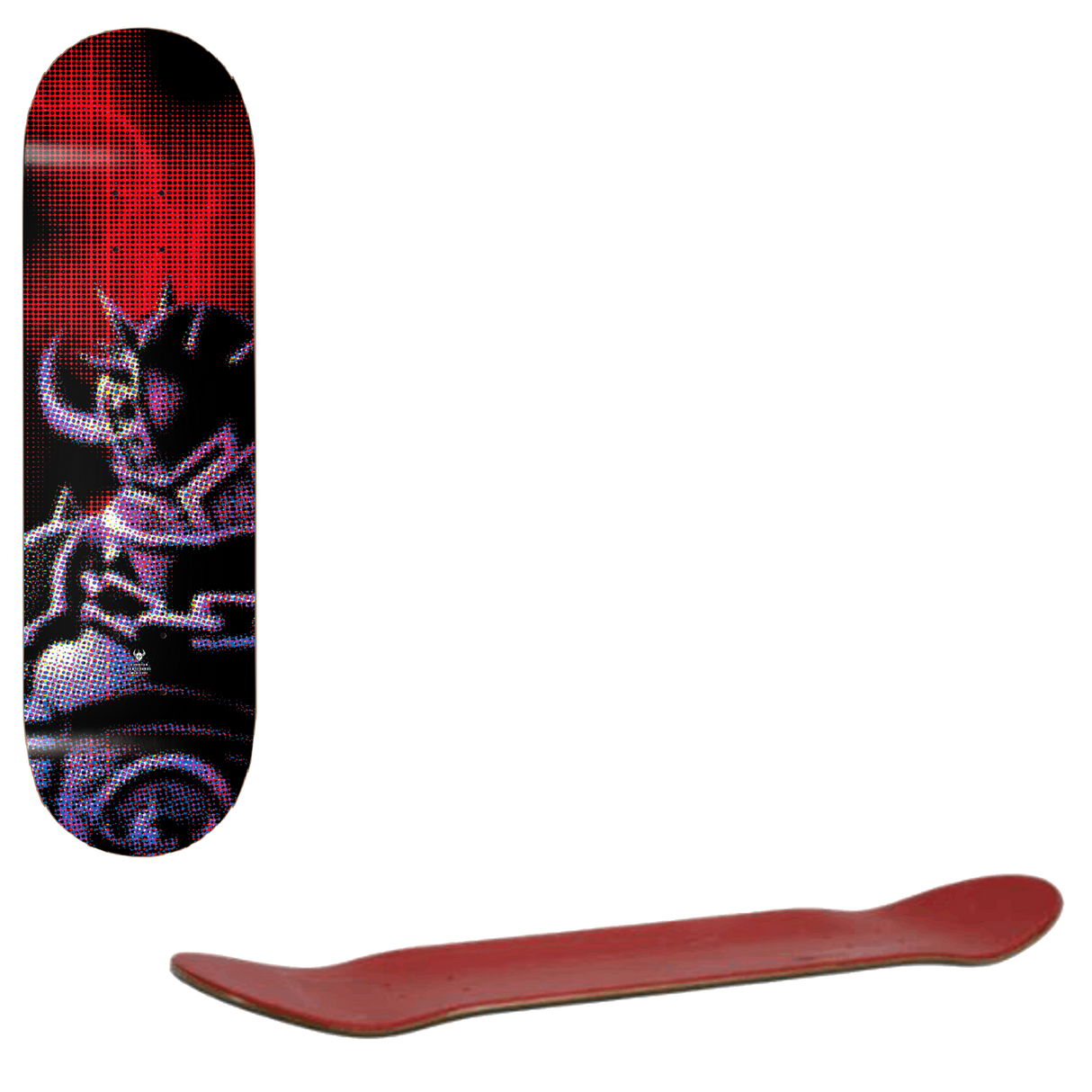 Darkstar Dots Skateboard Deck - Red 7.75"