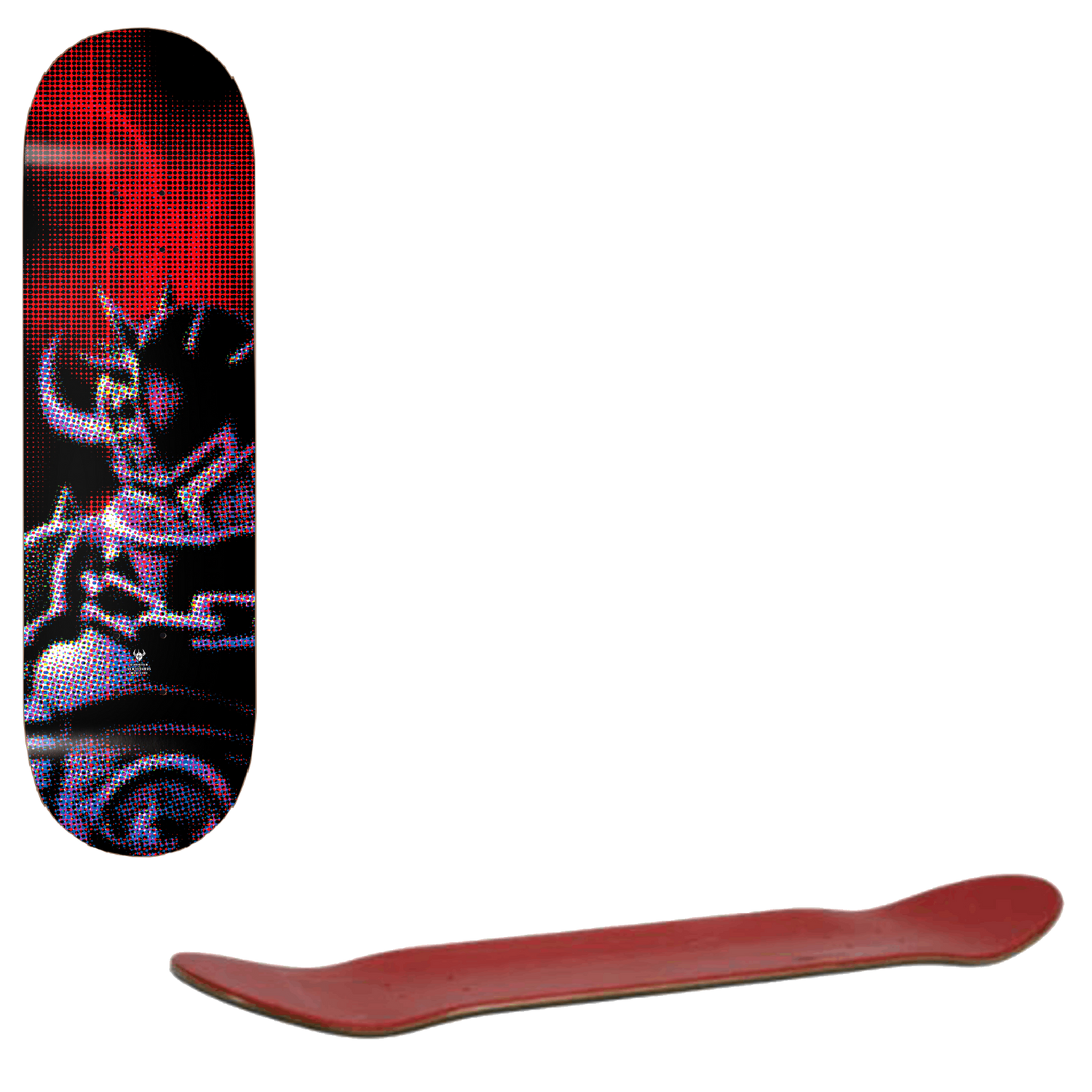 Darkstar Dots Skateboard Deck - Red 7.75"