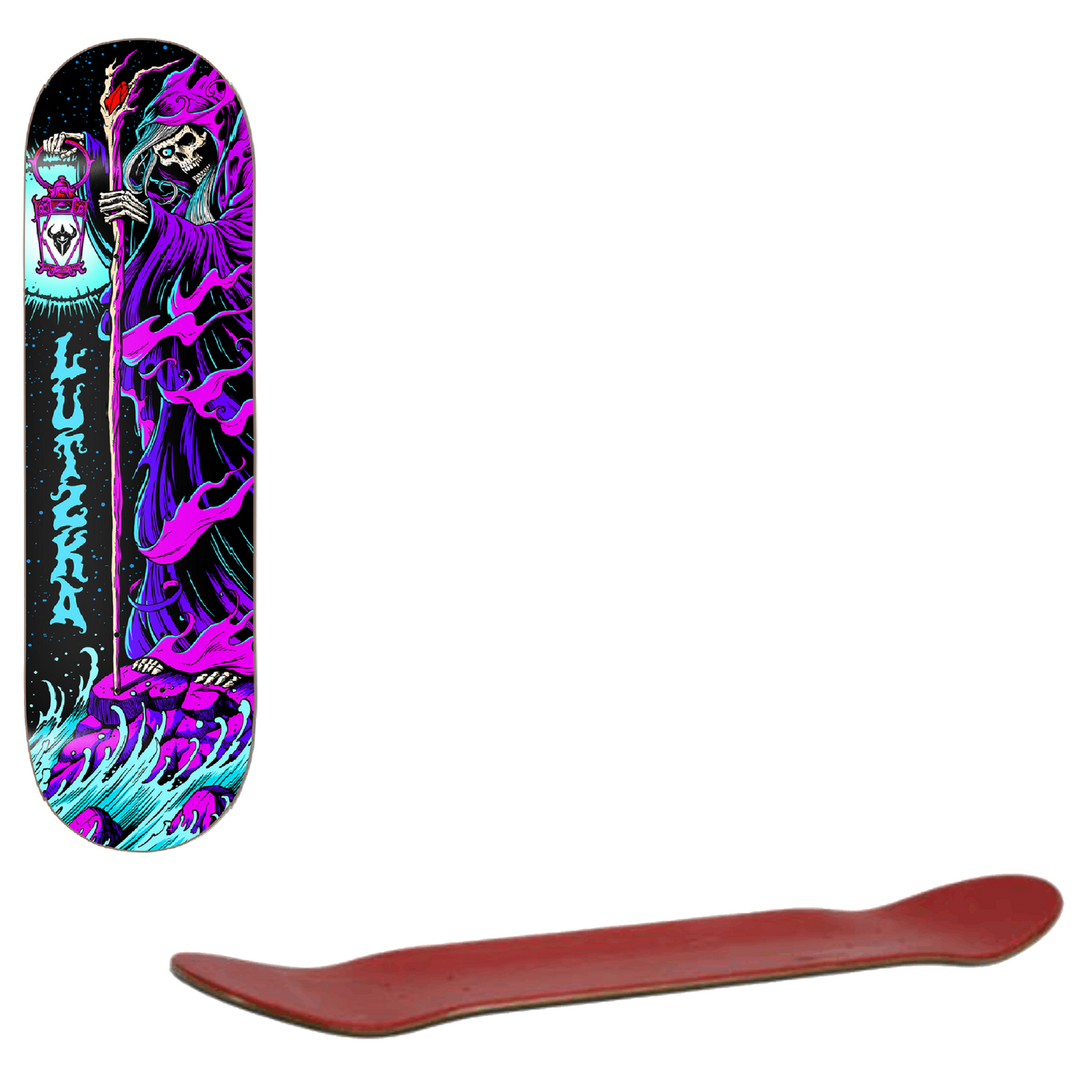 Darkstar Midnight Skateboard Deck - Lutzka 8.125"