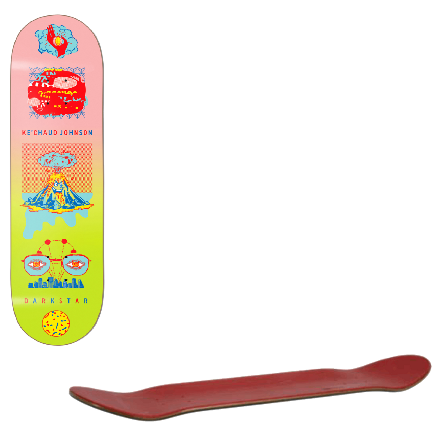 Darkstar New Abnormal Skateboard Deck - Kechaud 8.125"