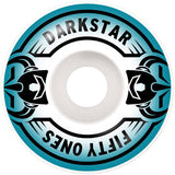 Darkstar Quarter Skateboard Wheels - Aqua 51mm