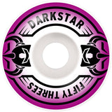 Darkstar Quarter Skateboard Wheels - Purple 53mm