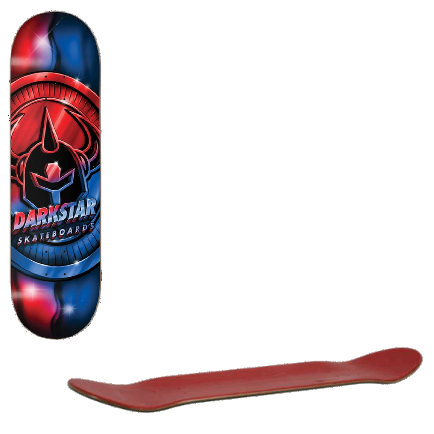 Darkstar Anodize Skateboard Deck - Red/Blue 8''