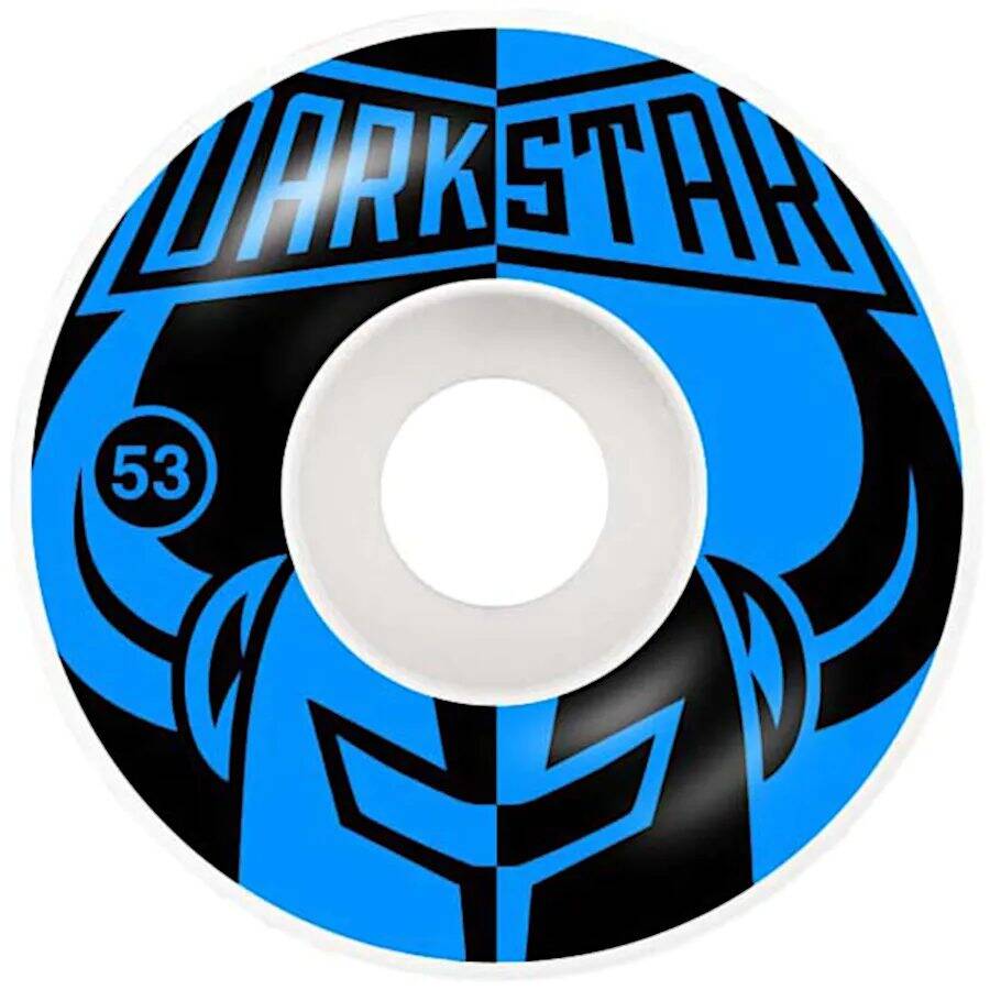 Darkstar Divide Skateboard Wheels - Black/Blue 53mm