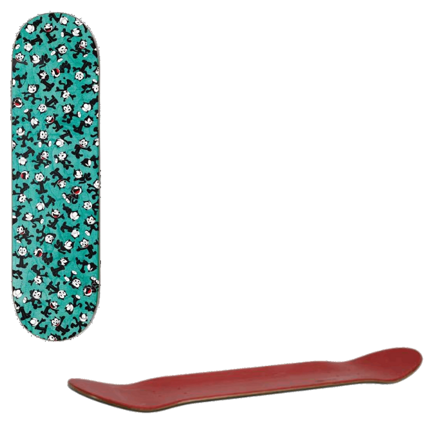 Darkstar Felix Pattern Skateboard Deck - Teal 7.75''