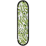 Darkstar Overprint RHM Skateboard Deck - Lime 8.25''