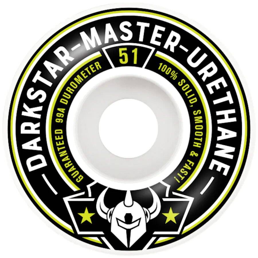 Darkstar Responder Skateboard Wheels - Lime 51mm