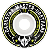 Darkstar Responder Skateboard Wheels - Lime 51mm