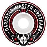 Darkstar Responder Skateboard Wheels - Red 53mm