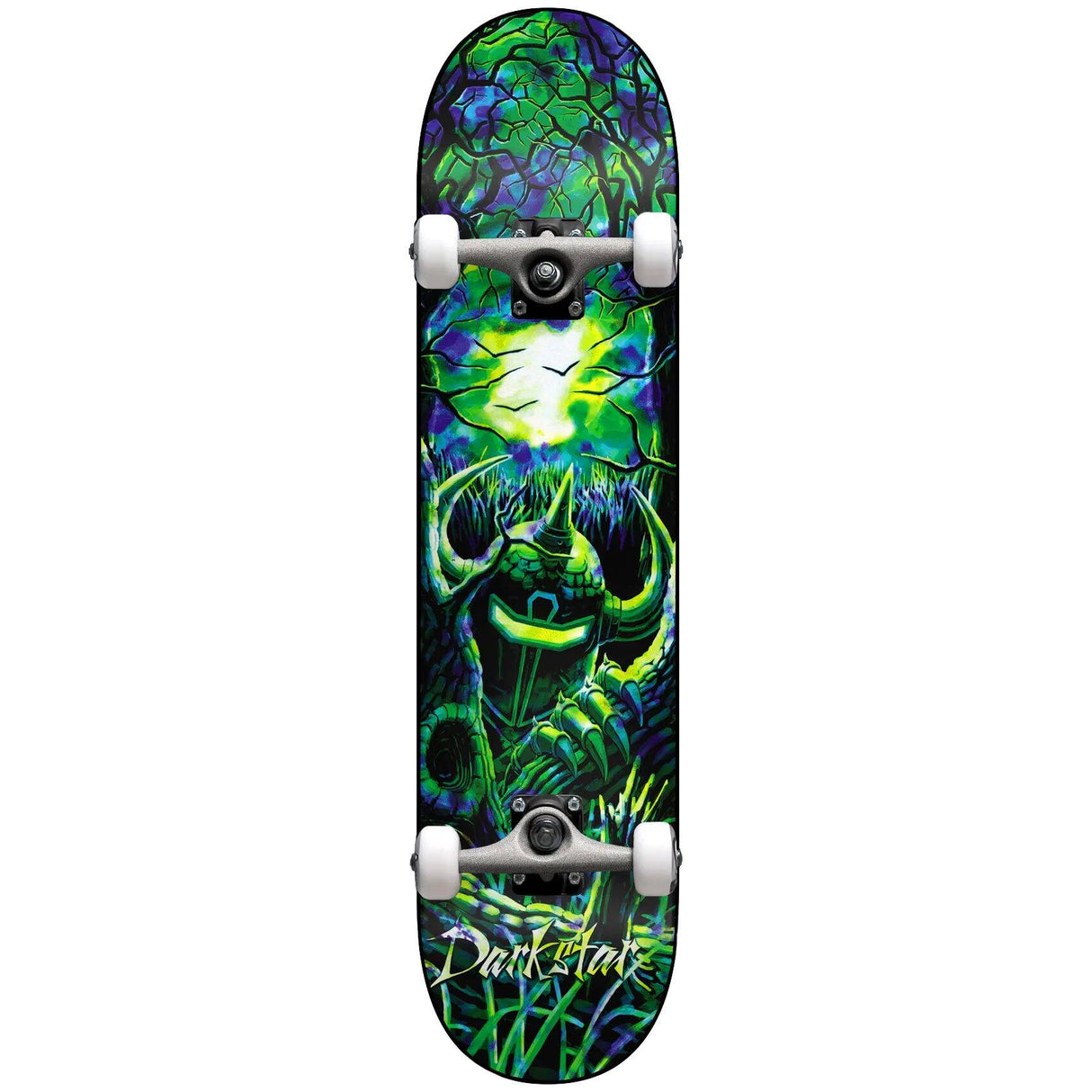 Darkstar Woods FP Complete Skateboard - Green/Blue 8.125''