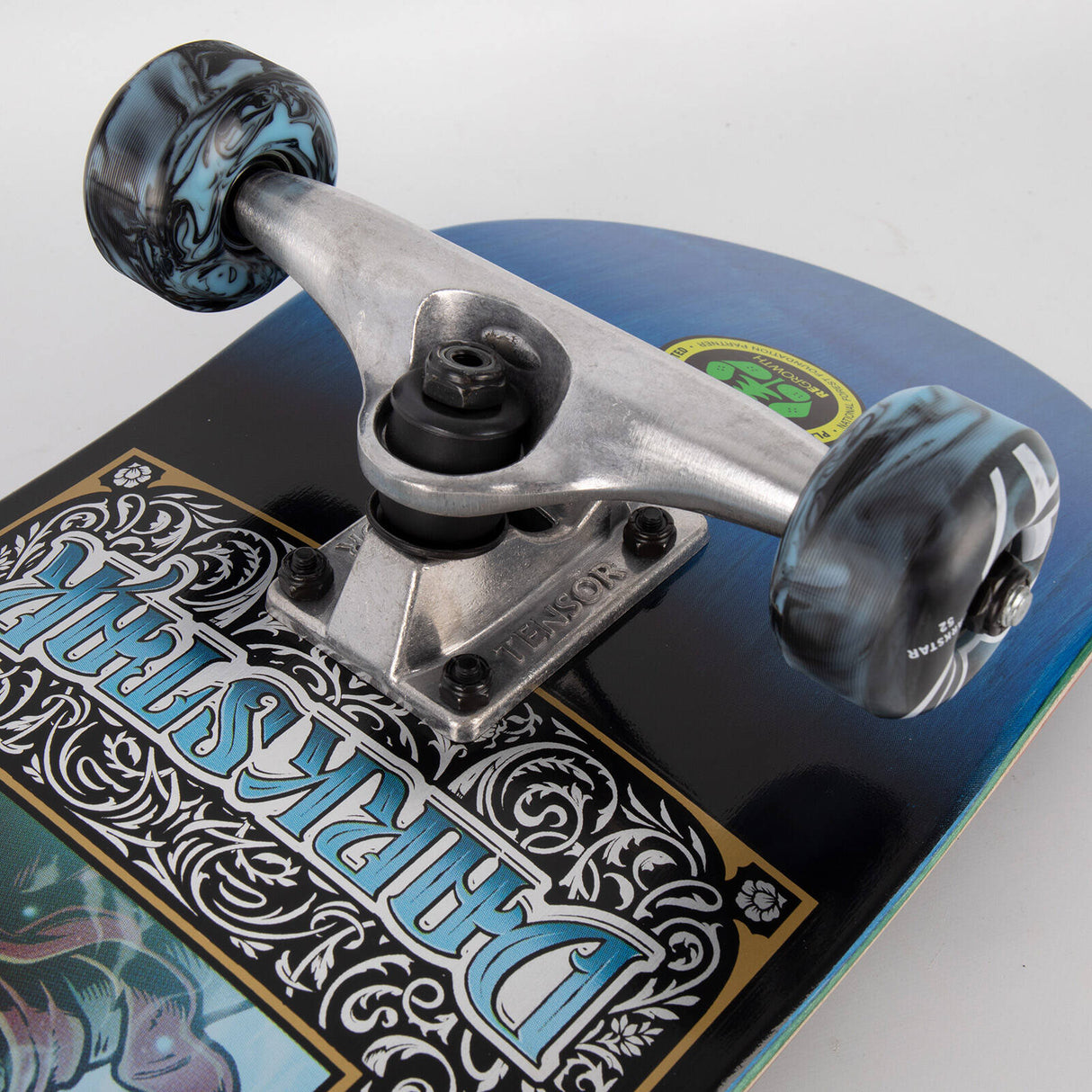 Darkstar Anthology Axe Complete Skateboard - Blue 8"