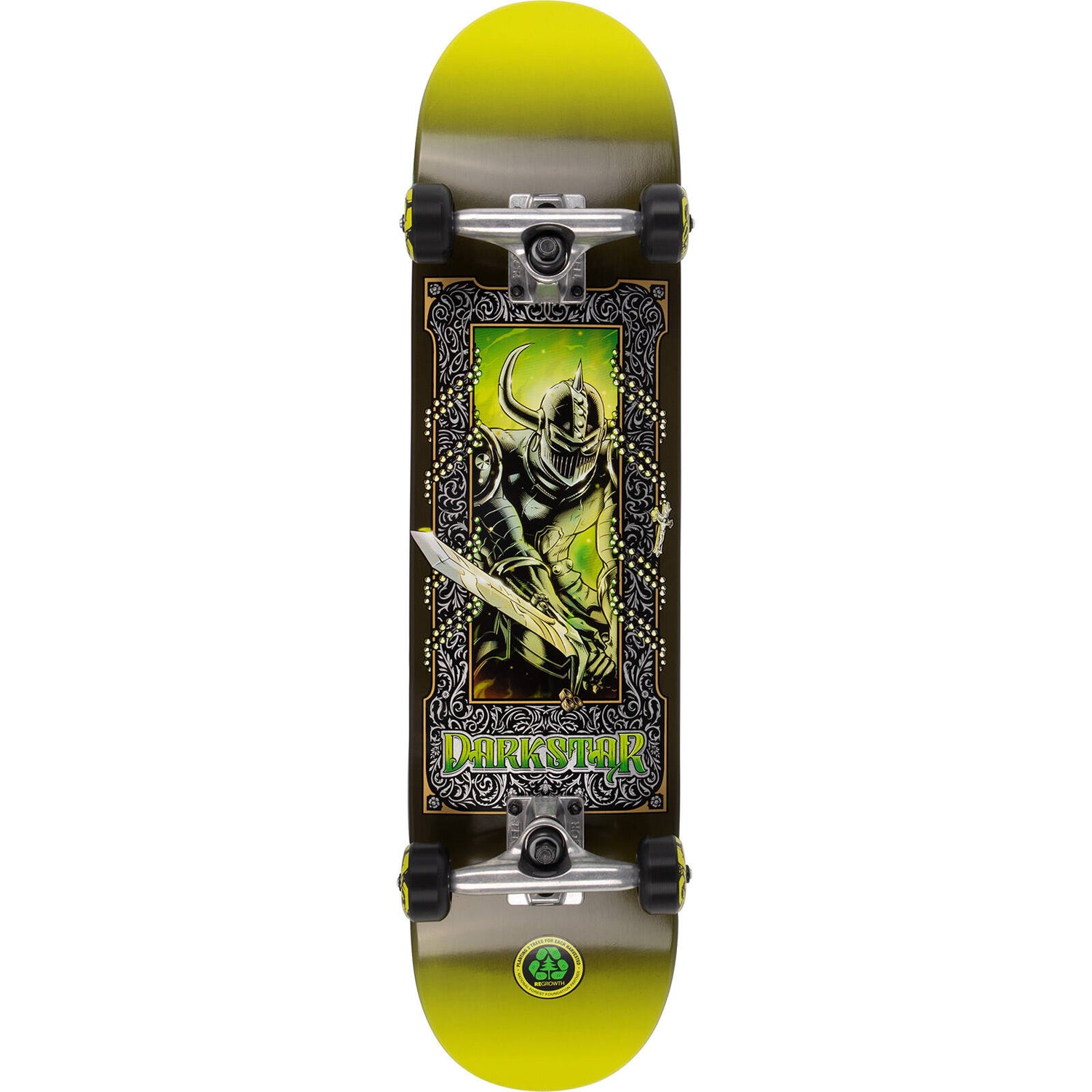 Darkstar Anthology Sword Complete Skateboard - Lime 7.5"